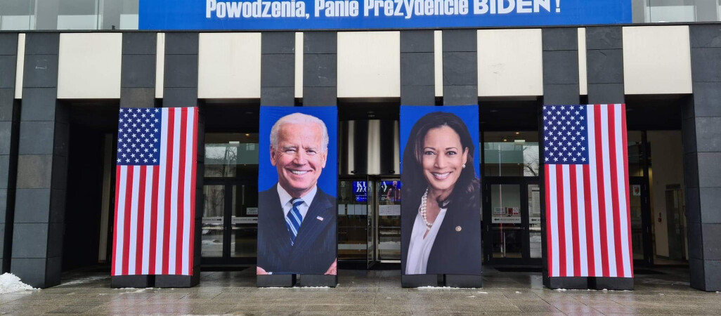 Joe Biden i Kamala Harris na Urzędzie Marszałkowskim 