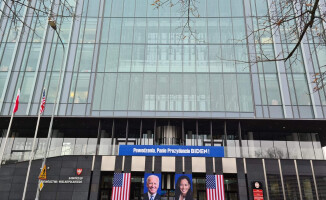 Joe Biden i Kamala Harris na Urzędzie Marszałkowskim 