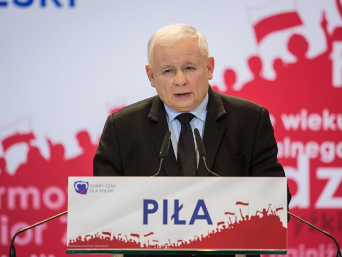 To najważniejsze wybory po 89 roku - mówił w Pile Jarosław Kaczyń - grafika