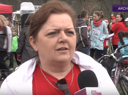 Renata Beger "Tłumaczy miastu wieś" - grafika