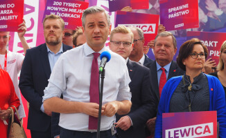 Biedroń, Czarzasty, Zandberg i Nowicka spotkali się z mieszkańcami Piły 