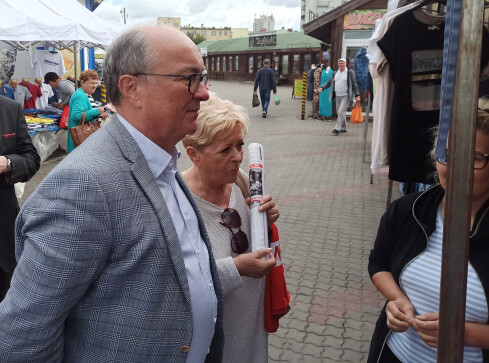 Wakacyjna trasa Lewicy. Czarzasty w Pile  - grafika