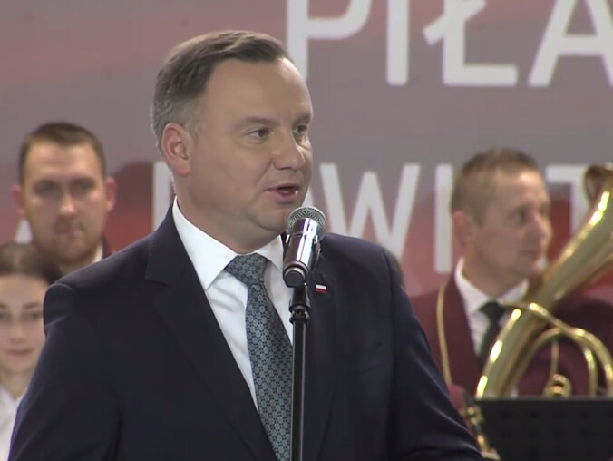 Piła to ważna część naszego państwa - mówił Andrzej Duda  - grafika