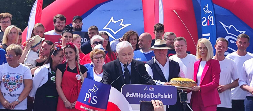 Jarosław Kaczyński w Połajewie 