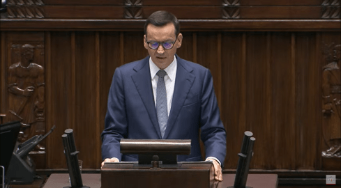 Głosowanie nad wotum zaufania - transmisja z Sejmu  - grafika