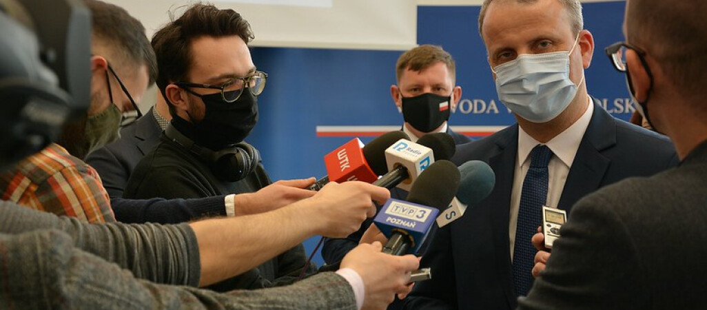 Pierwsza konferencja nowego wojewody wielkopolskiego