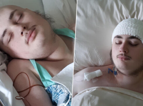 18-latek z Wysokiej cierpi na guza mózgu. Potrzebna jest kosztowna te - grafika