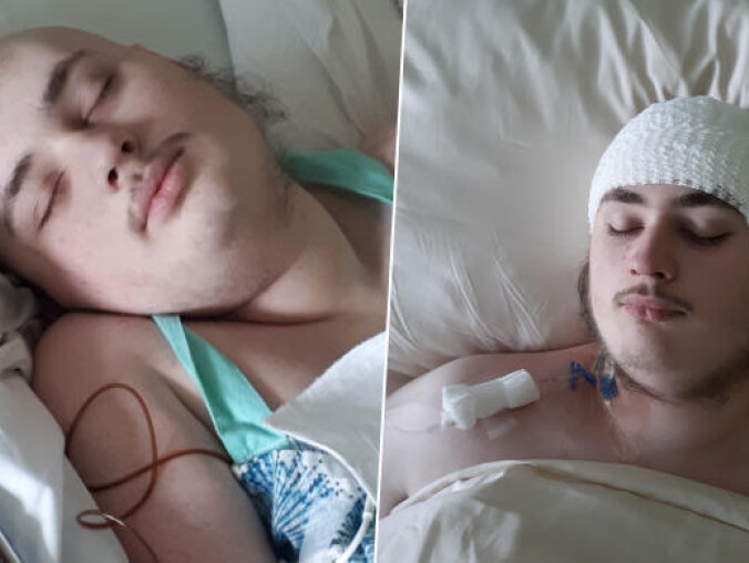 18-latek z Wysokiej cierpi na guza mózgu. Potrzebna jest kosztowna te - grafika