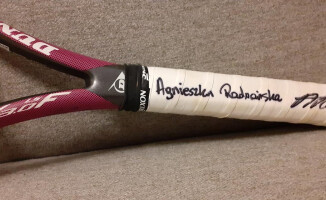 Rakieta Radwańskiej na licytacji dla Nikodema Nitka