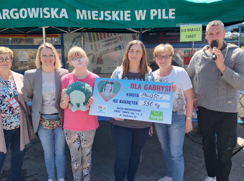 Gramy dla Gabrysi. Impreza charytatywna na rynku  - grafika