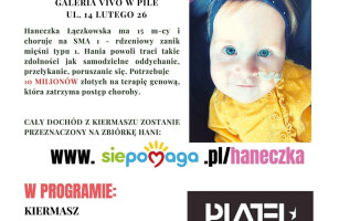 W sobotę w Pile kiermasz dla Hani Łączkowskiej