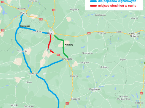 Protest rolników. Szykują się poważne utrudnienia w ruchu na DK11 - grafika