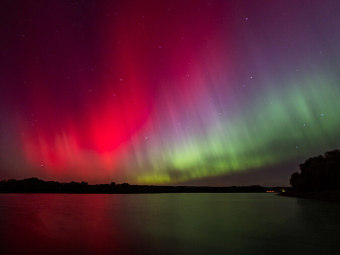 Kolorowy spektakl na niebie pod Piłą - grafika