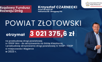 100 mln na drogi w regionie