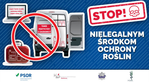 Kampania przeciwko nielegalnym środkom ochrony roślin - grafika