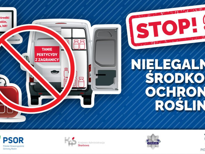 Kampania przeciwko nielegalnym środkom ochrony roślin - grafika