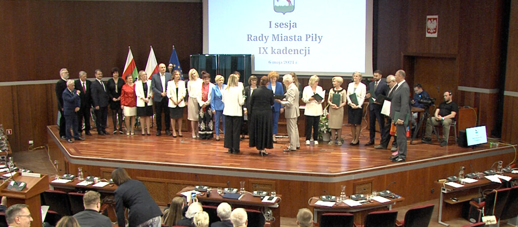 Pierwsza sesja Rady Miasta Piły. Kubica ponownie przewodniczącą