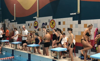 Mocne pływanie w pilskim Aquaparku