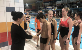 Mocne pływanie w pilskim Aquaparku