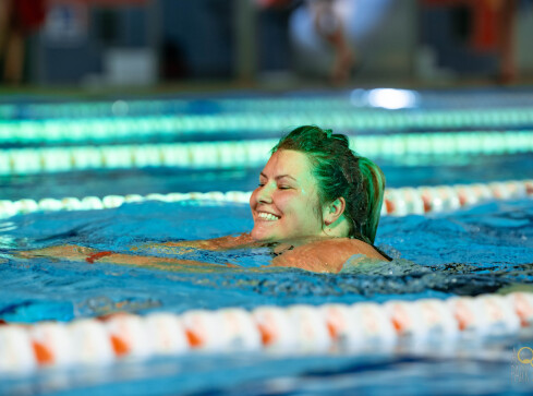 Ekiden pływacki w pilskim Aquaparku - grafika