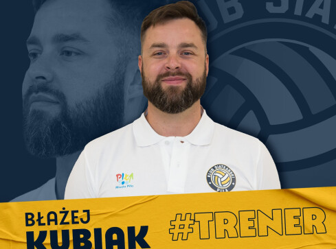 Błażej Kubiak opuszcza Klub Siatkarski Piła - grafika
