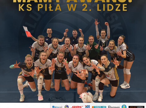 Klub Siatkarski Piła awansował do II ligi! - grafika