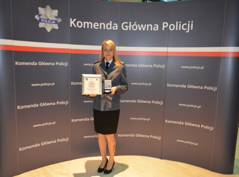 Sportsmenka w szeregach złotowskiej policji  - grafika