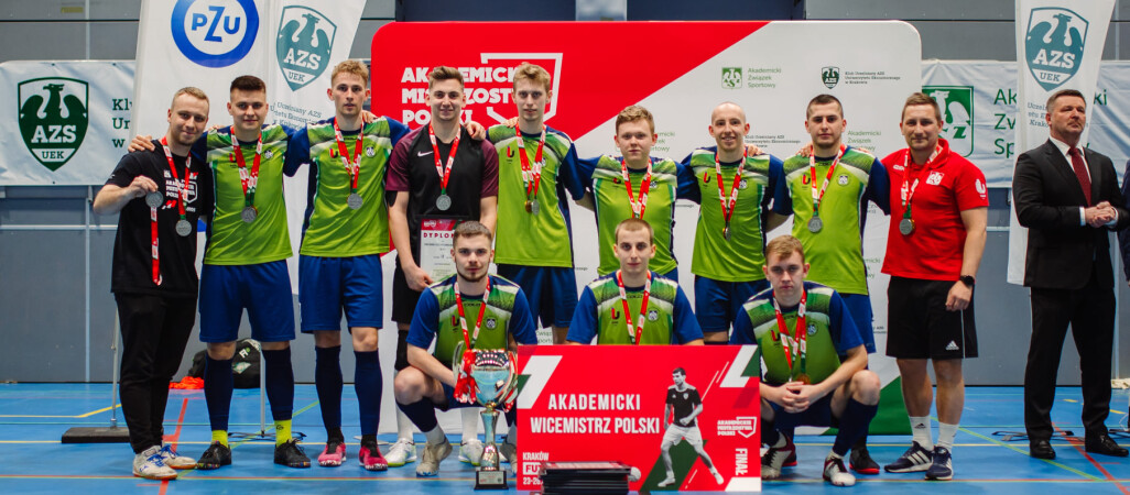 Futsaliści PUSS Piła Akademickimi Wicemistrzami Polski!