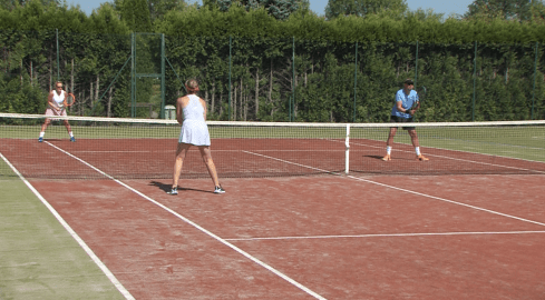 Deląg i Laskowik na kortach w Sypniewie  - grafika