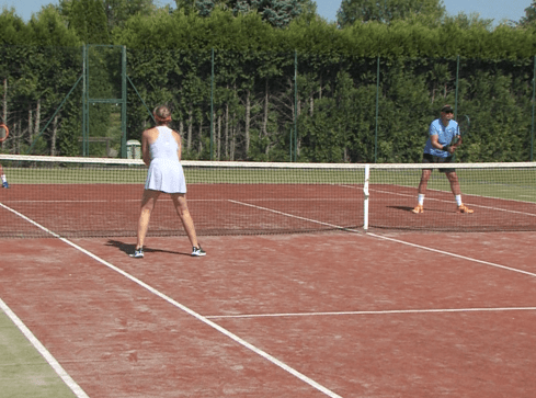 Deląg i Laskowik na kortach w Sypniewie  - grafika