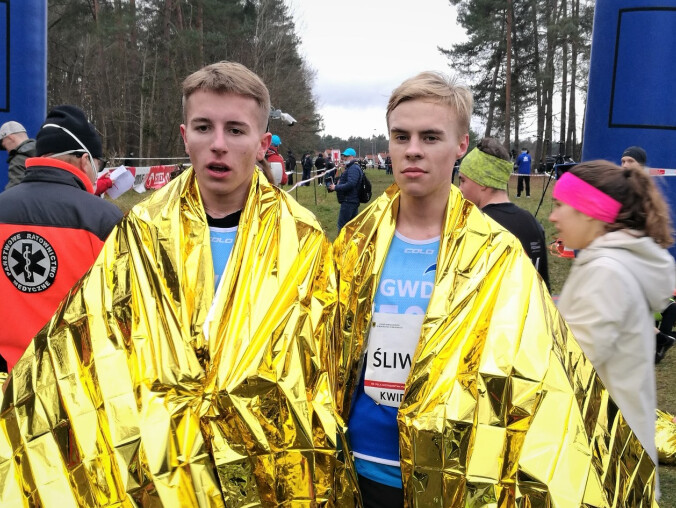 Trzech zawodników PLKS Gwda Piła w Przełajowych Mistrzostwach Polsk - grafika