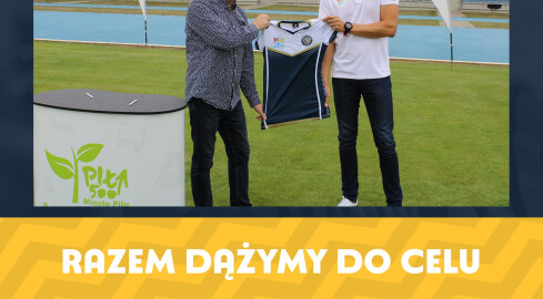 Klub Siatkarski Piła z dużym sponsorem - grafika
