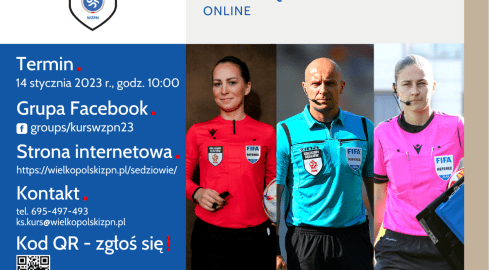 Kurs sędziowski w Wielkopolskim ZPN - grafika