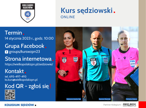 Kurs sędziowski w Wielkopolskim ZPN - grafika