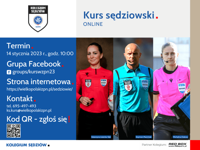 Kurs sędziowski w Wielkopolskim ZPN - grafika