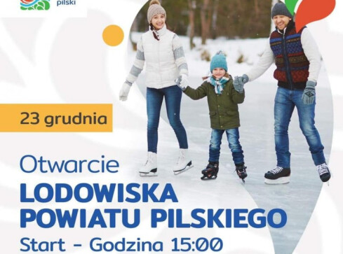 Lodowisko na Stadionie Powiatowym w Pile otwarte - grafika