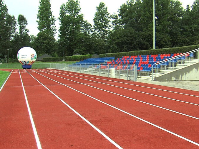 Gwiazdy lekkoatletyki w Pile  - grafika