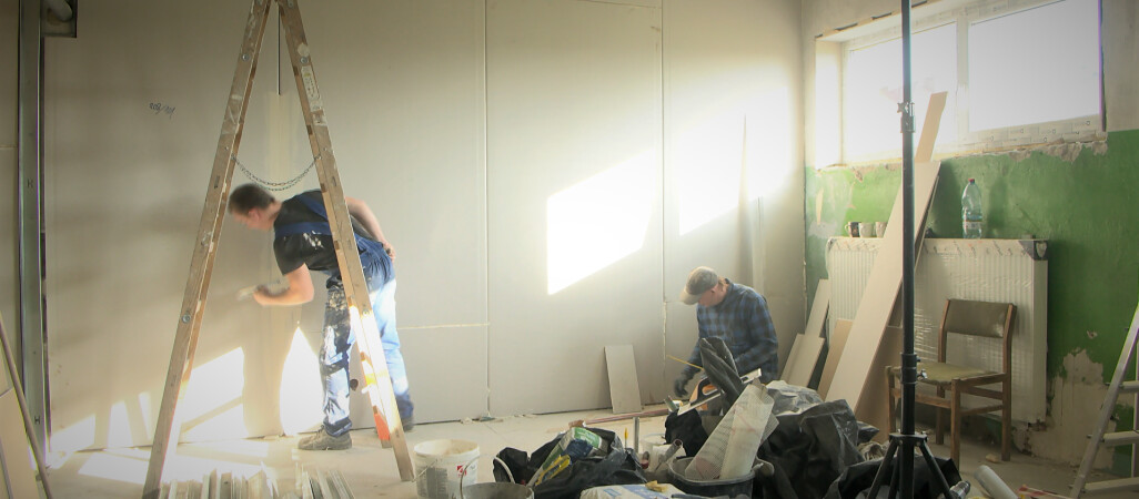 Trwa remont remizy pilskich strażaków ochotników - VIDEO