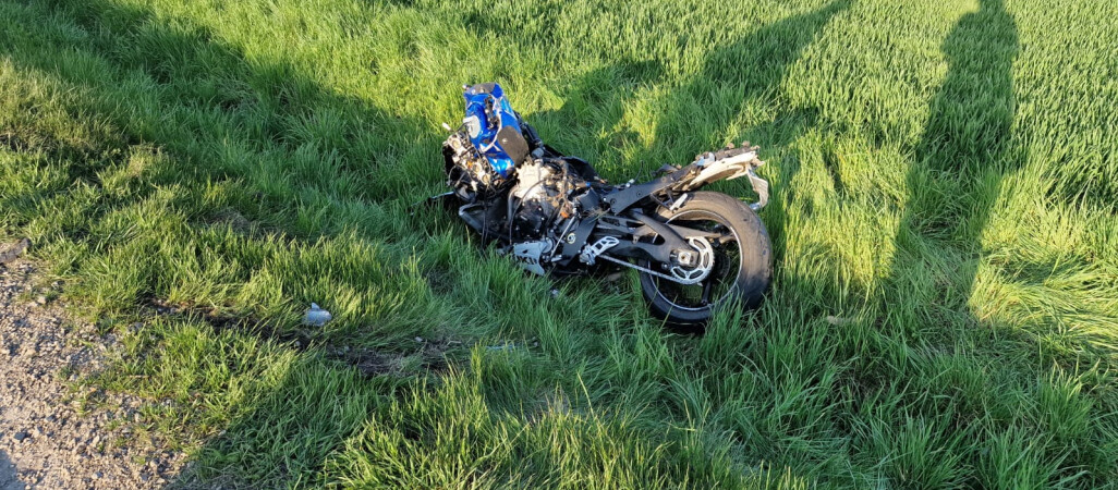 Śmiertelny wypadek motocyklisty