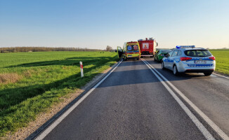 Śmiertelny wypadek motocyklisty