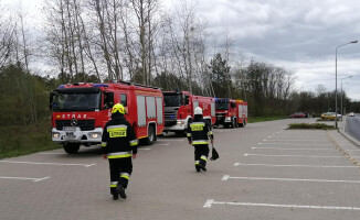 Podpalenie przy Przemysłowej? [FOTO]