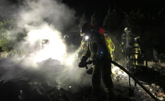 Tragedia na ROD Kalinka. W pożarze altany zginęły dwie osoby