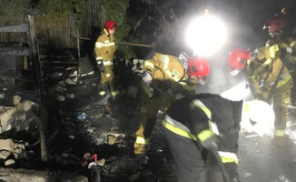 Tragedia na ROD Kalinka. W pożarze altany zginęły dwie osoby