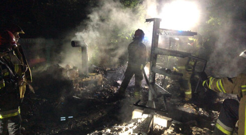 Tragedia na ROD Kalinka. W pożarze altany zginęły dwie osoby - grafika