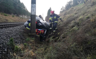 Trzeba było wstrzymać ruch kolejowy na trasie Piła-Bydgoszcz 