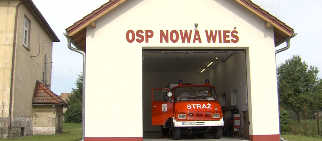 Nowa remiza strażaków w Nowej Wsi