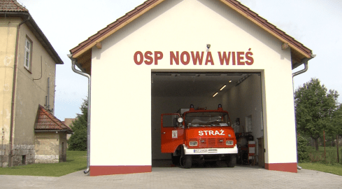Nowa remiza strażaków w Nowej Wsi - grafika