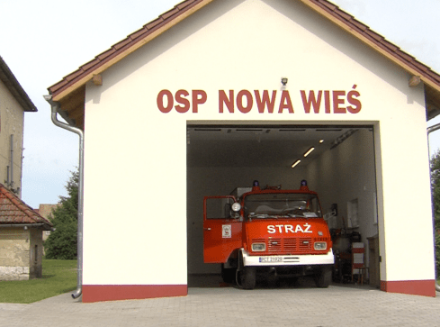 Nowa remiza strażaków w Nowej Wsi - grafika