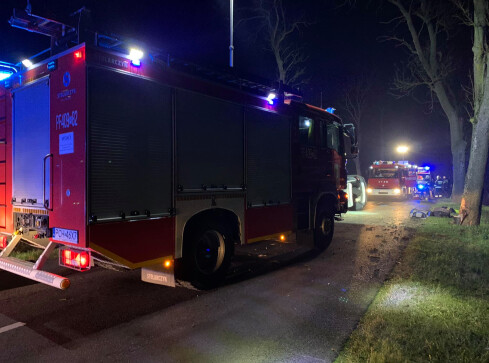 Wypadek na granicy powiatów - grafika