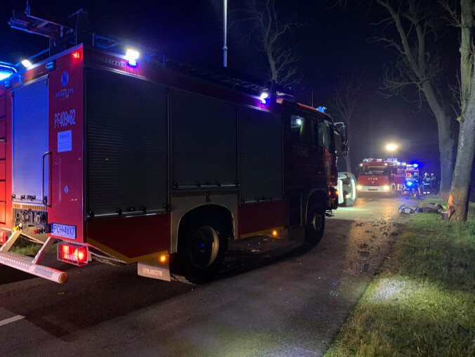 Wypadek na granicy powiatów - grafika